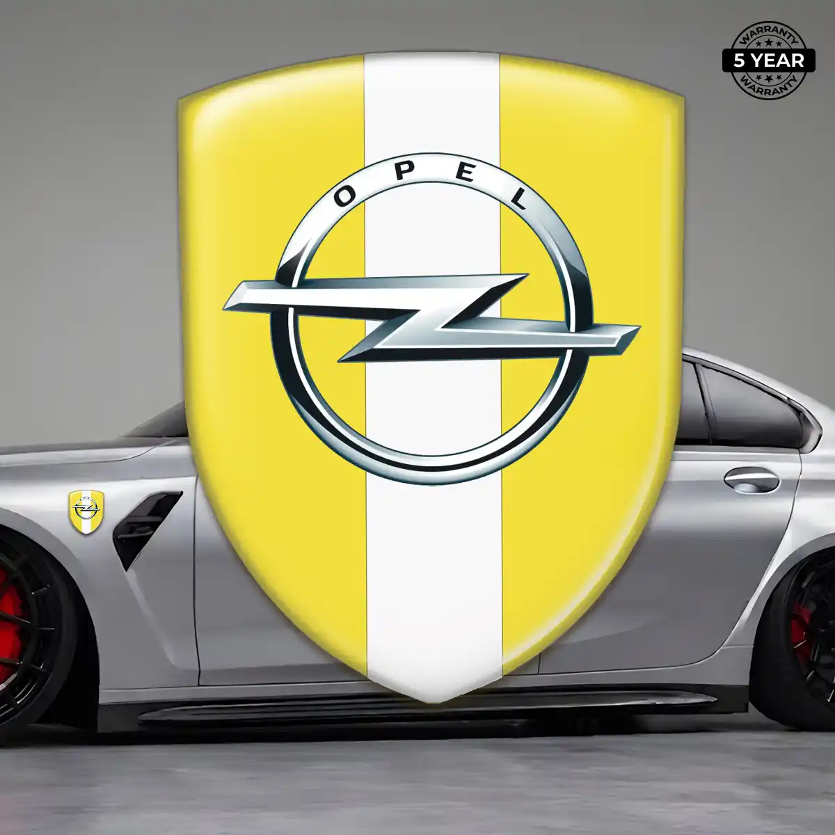 Opel Domed Logo Decal Resin Elite