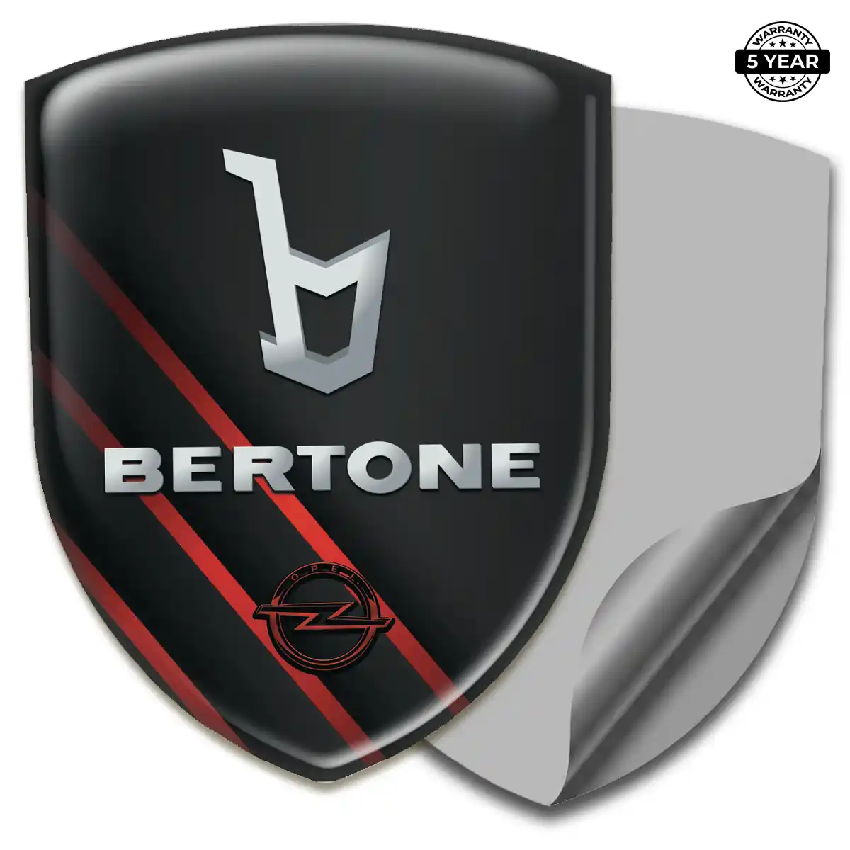 Opel Domed Logo Decal Resin Luxe