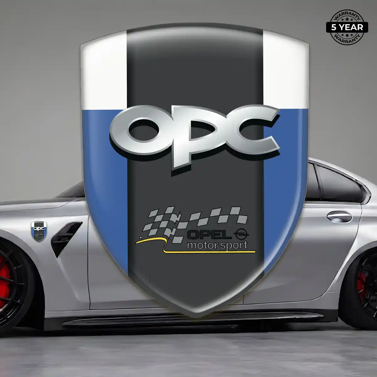 Opel Domed Logo Sticker Exterior Luxe