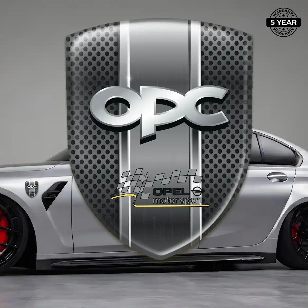 Opel Domed Logo Sticker Interior Elegance