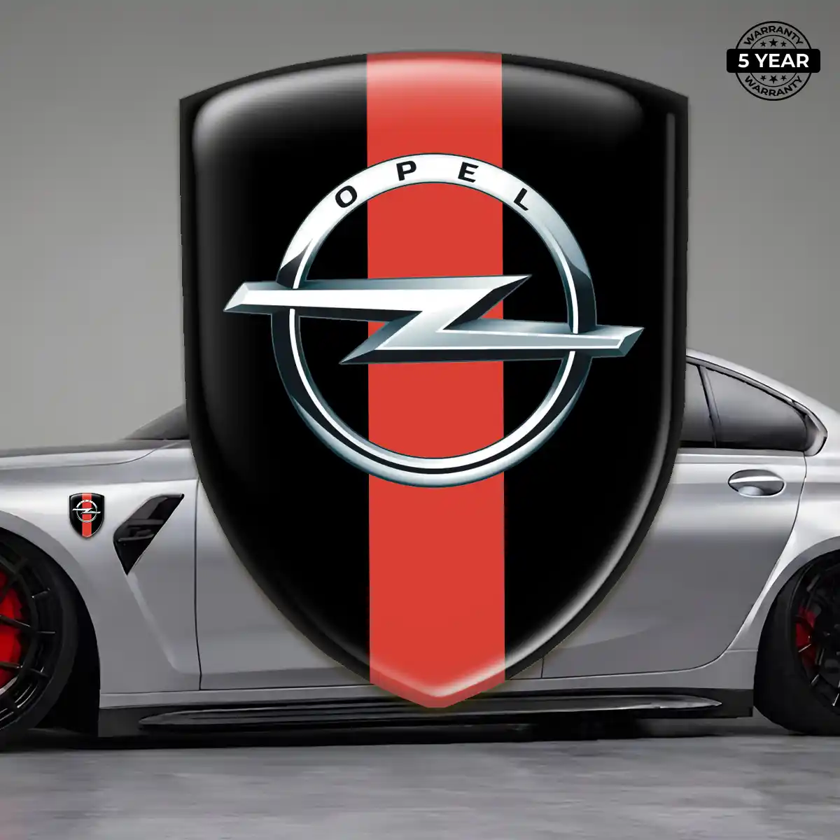 Opel Domed Logo Sticker Prime Quality