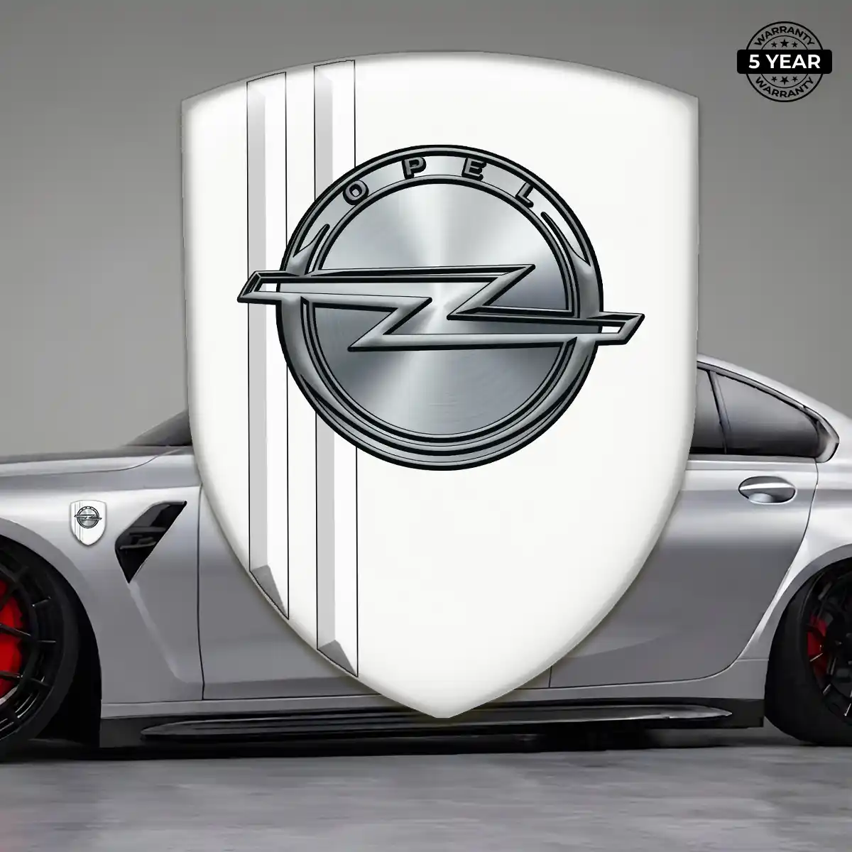 Opel Domed Logo Sticker Refined Design