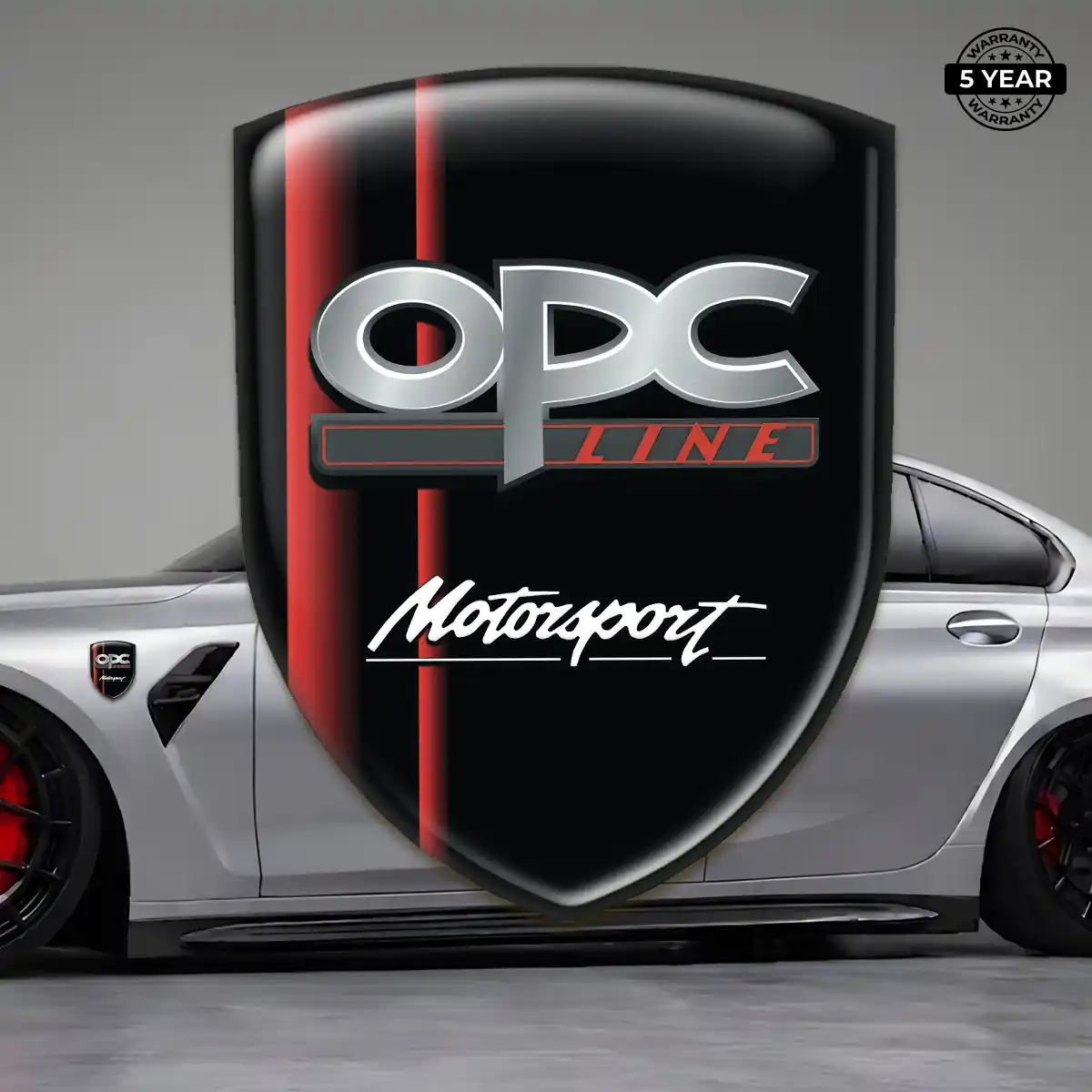 Opel Domed Logo Sticker Resin Elite