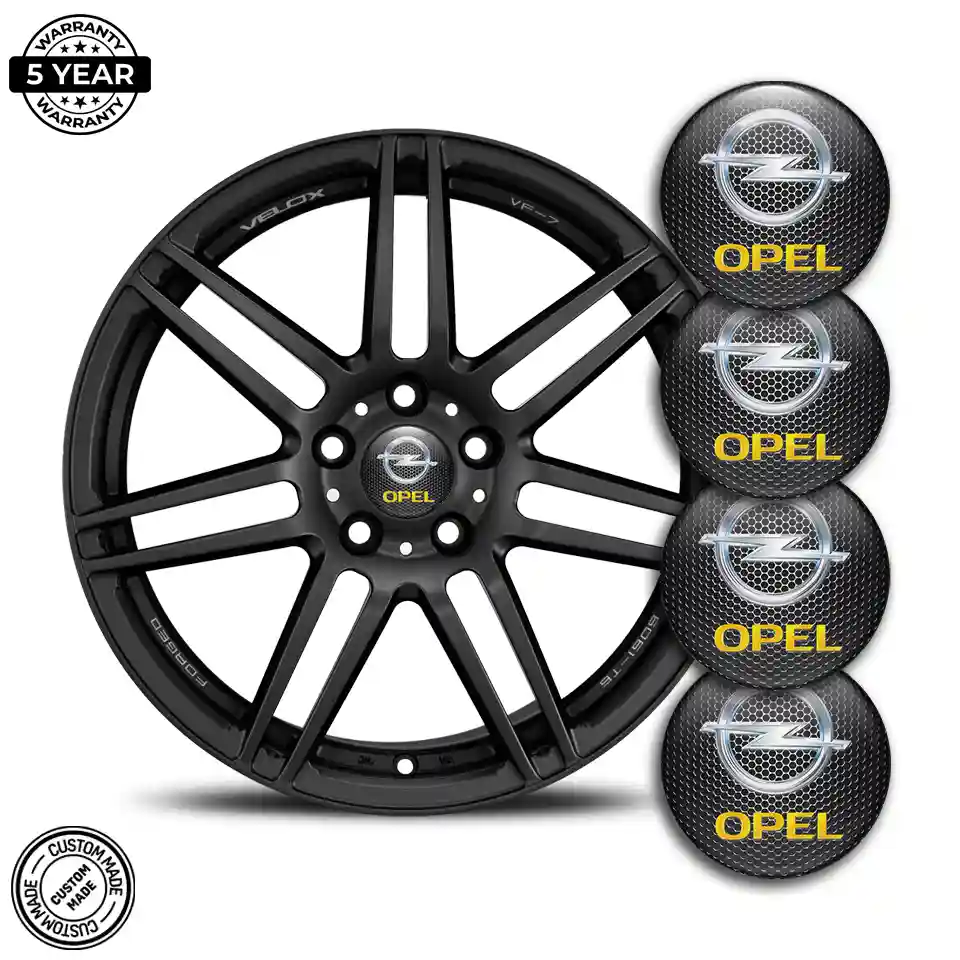 Opel Domed Sticker Self-Adhesive Stylish Design