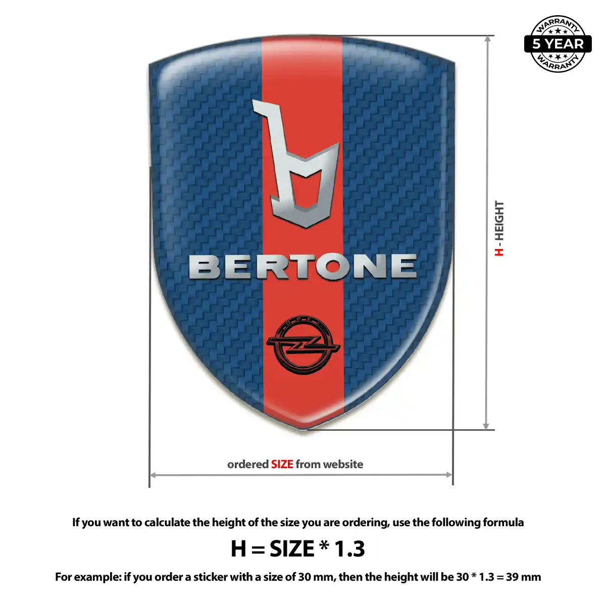 Opel Emblem Badge Elite Edition
