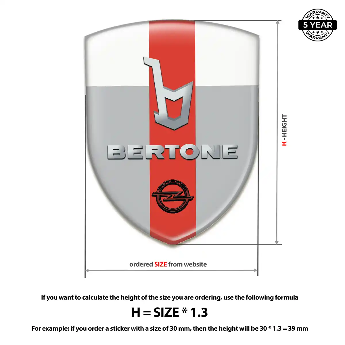 Opel Emblem Badge Exclusive Series