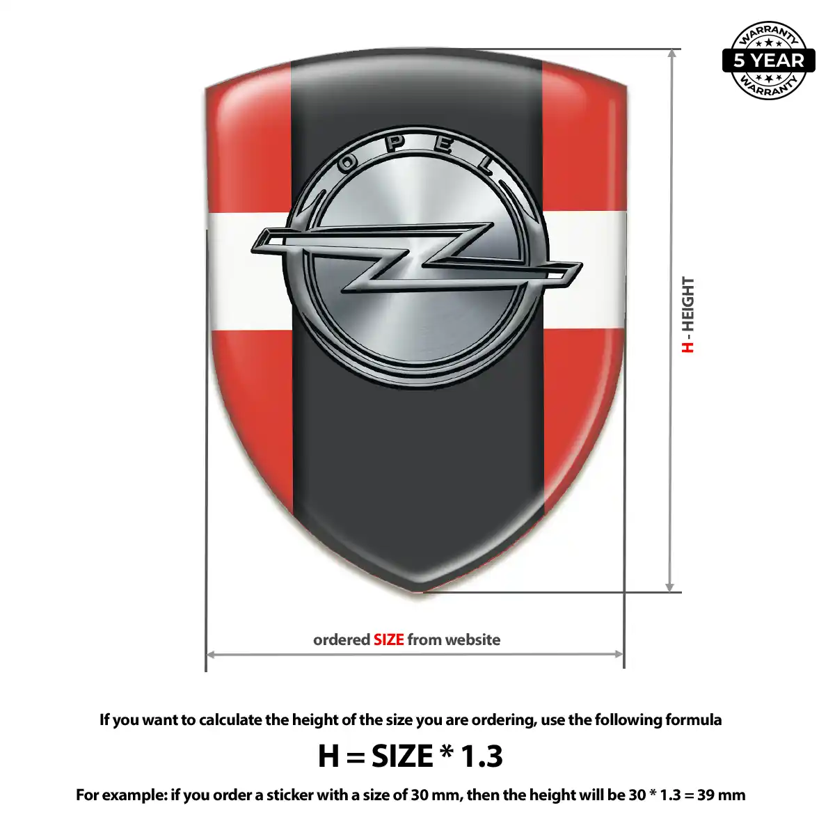 Opel Emblem Badge Logo Interior Elegance