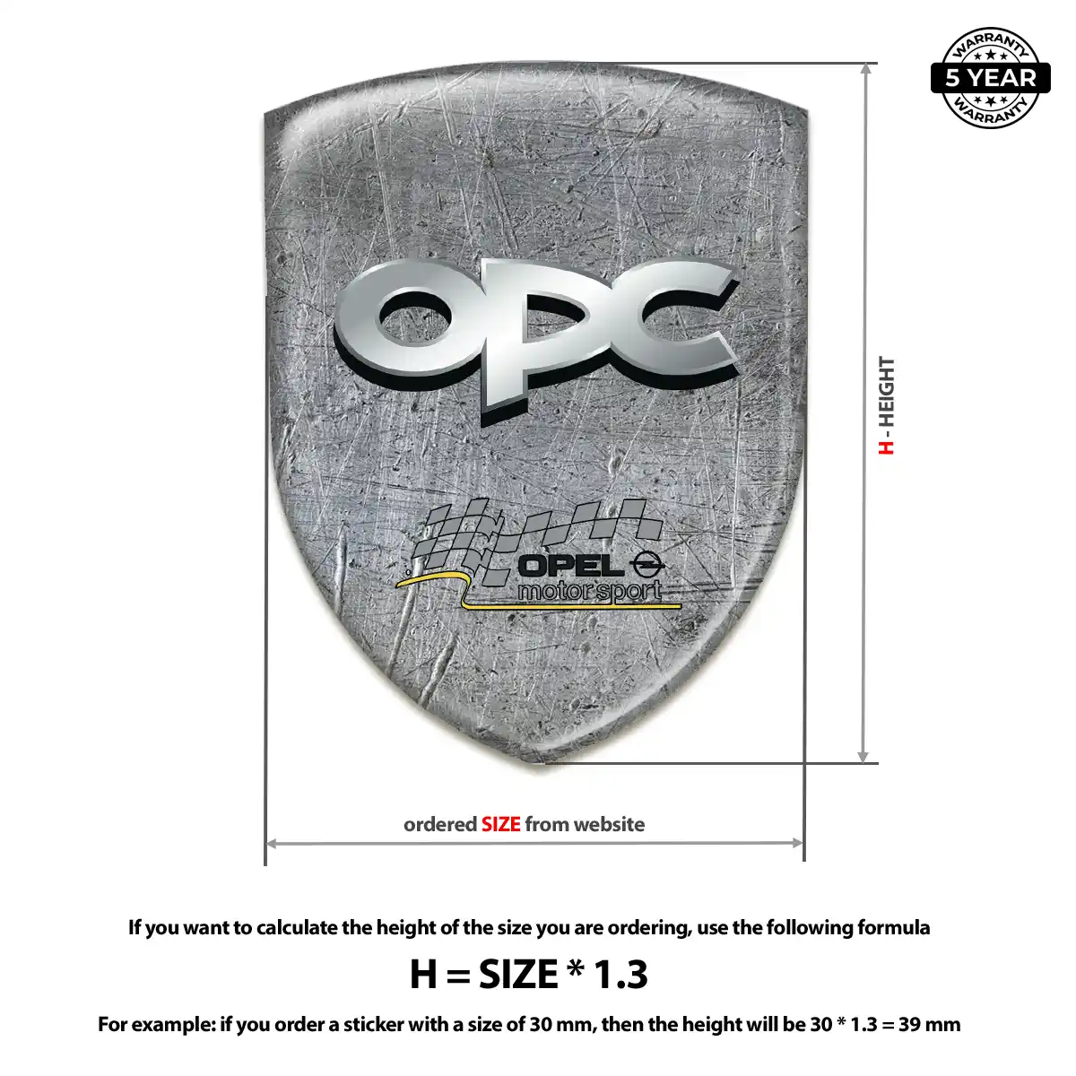 Opel Emblem Badge Logo Interior Luxe