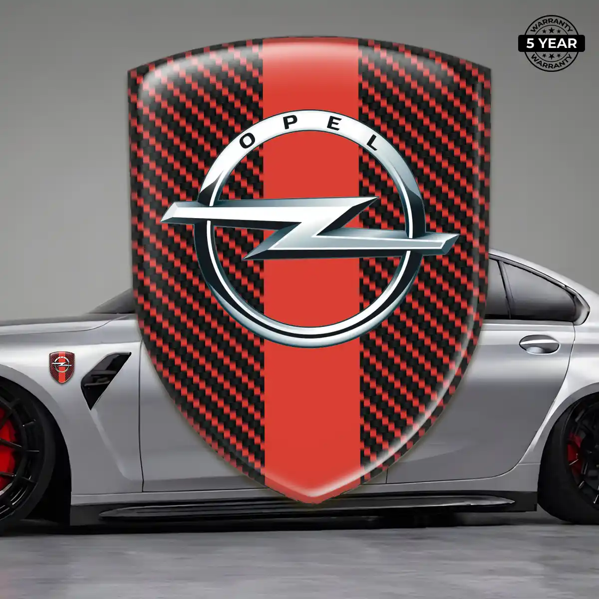 Opel Emblem Badge Logo Prestige Line