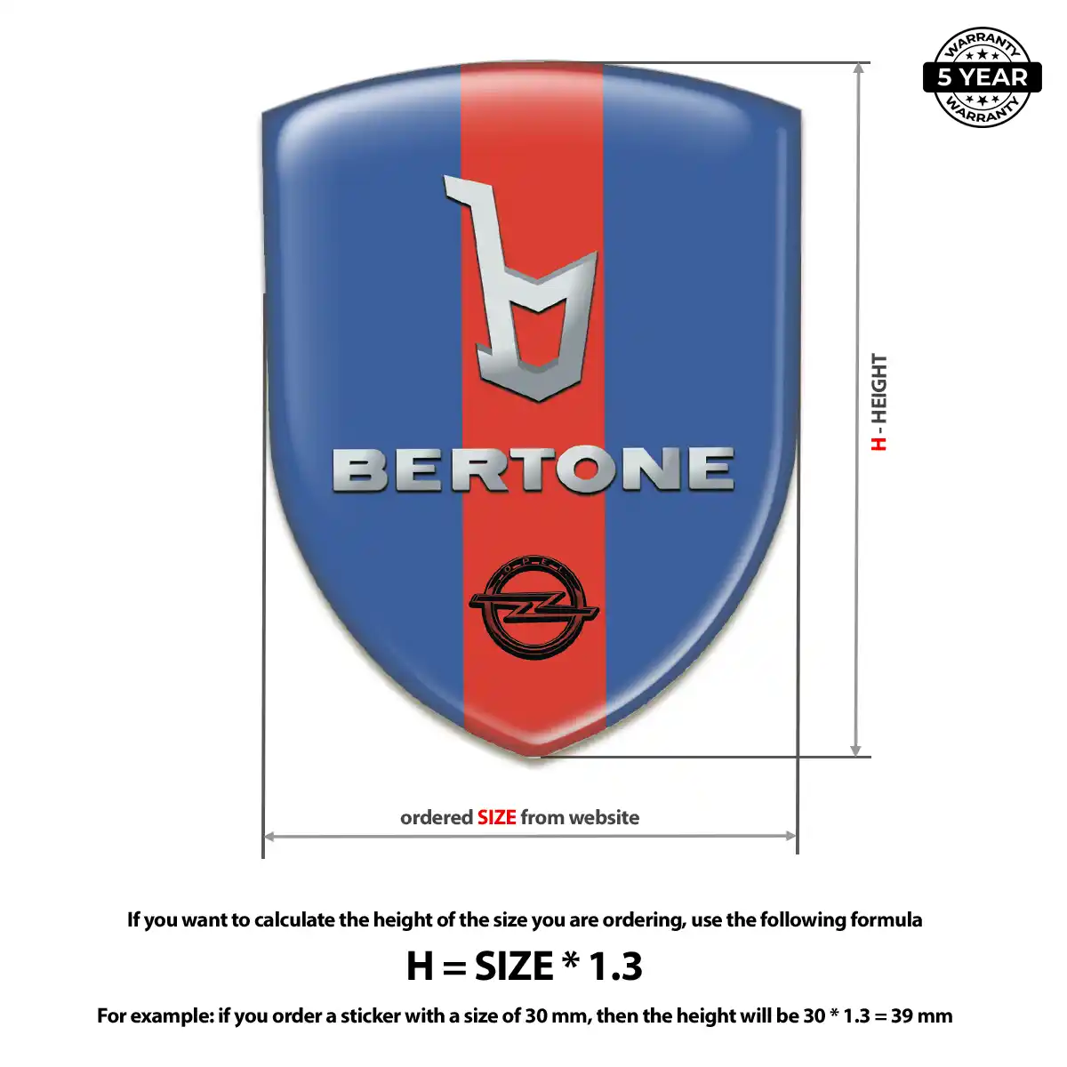 Opel Emblem Badge Logo Prime Quality