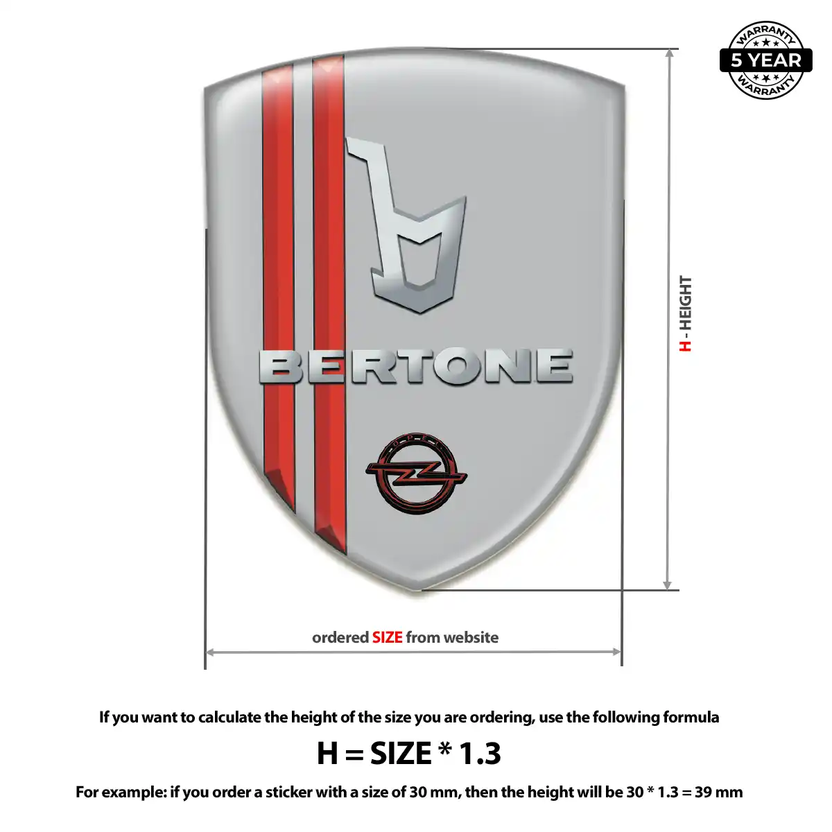Opel Emblem Badge Logo Signature Grade