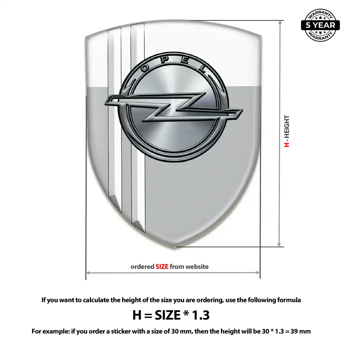 Opel Emblem Badge Refined Design
