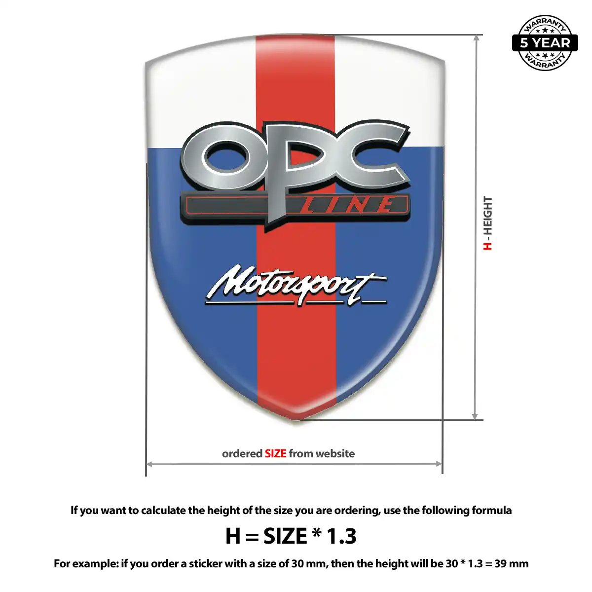 Opel Emblem Badge Signature Grade