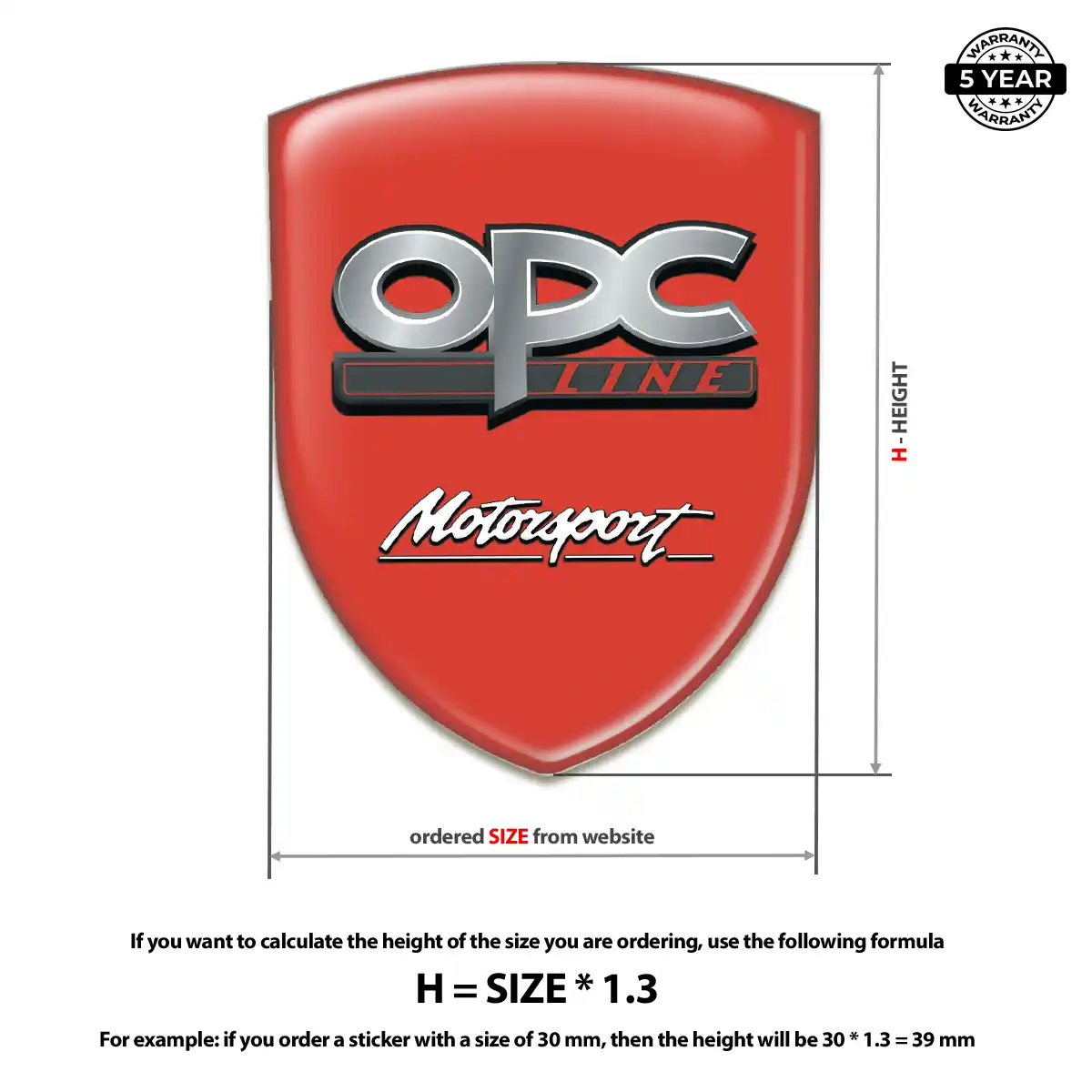 Opel Emblem Crest Elite Finish