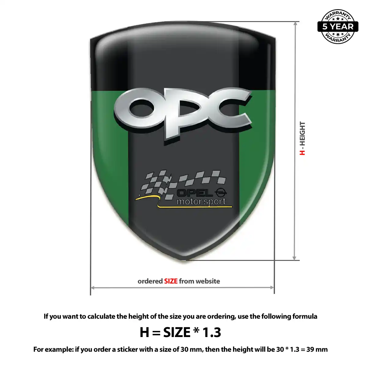 Opel Emblem Crest Interior Luxe