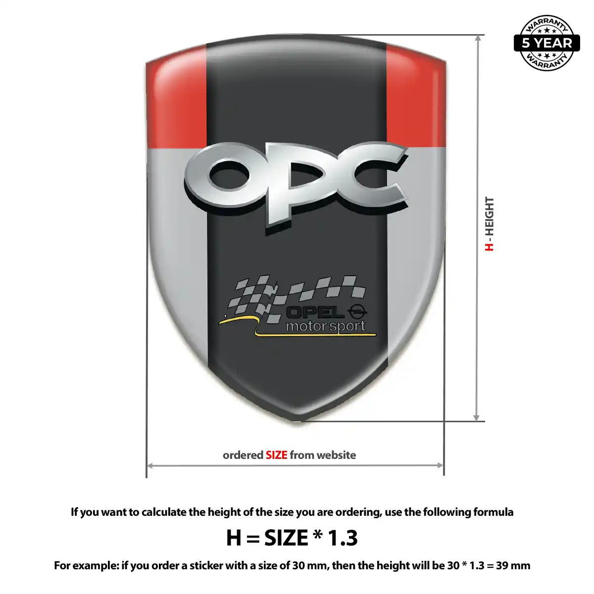 Opel Emblem Crest Noble Edition