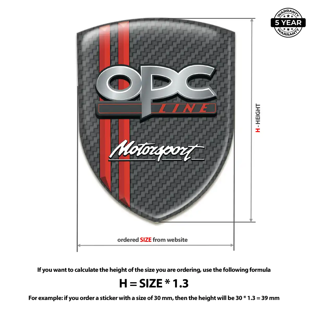 Opel Emblem Crest Opulent Line