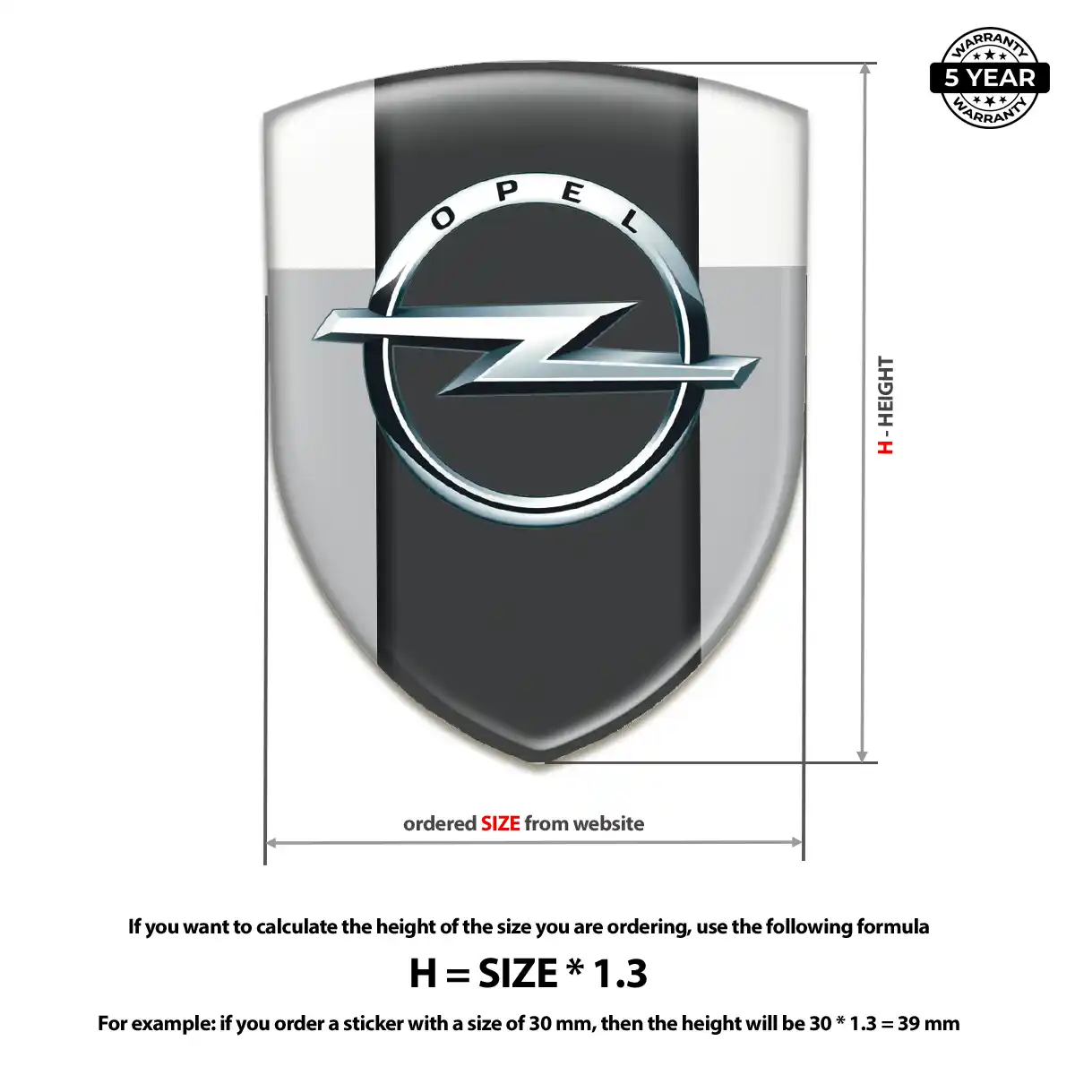 Opel Emblem Crest Signature Grade