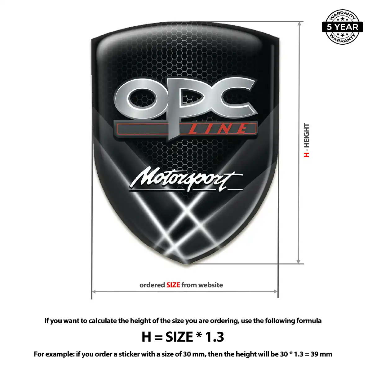 Opel Emblem Crest Superior Craft