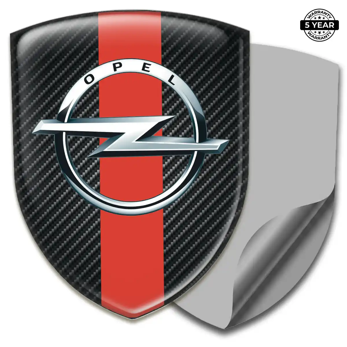 Opel Emblem Domed Badge Exterior Luxe