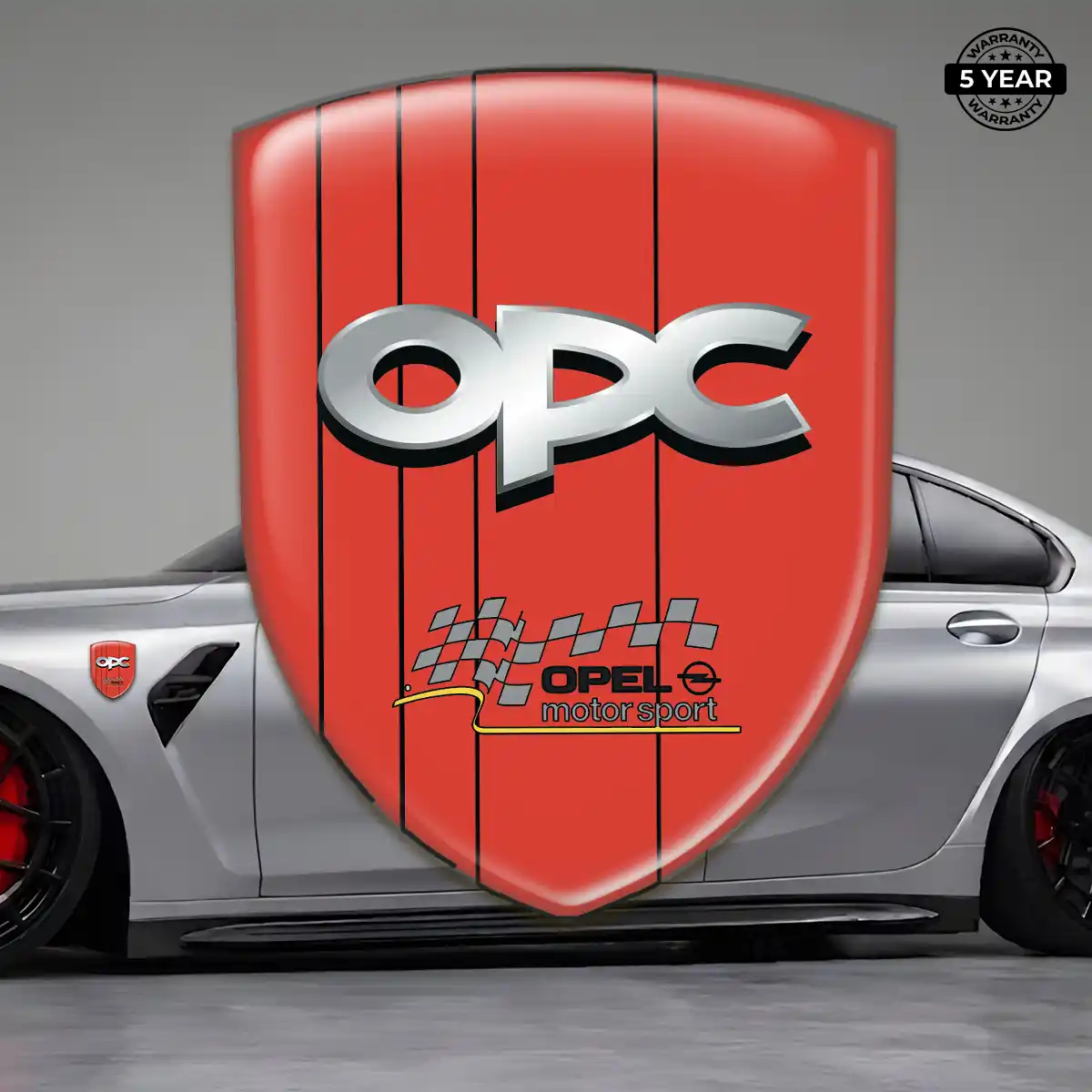 Opel Emblem Domed Badge Interior Elegance