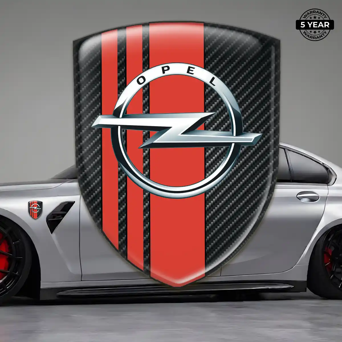 Opel Emblem Domed Badge Interior Luxe