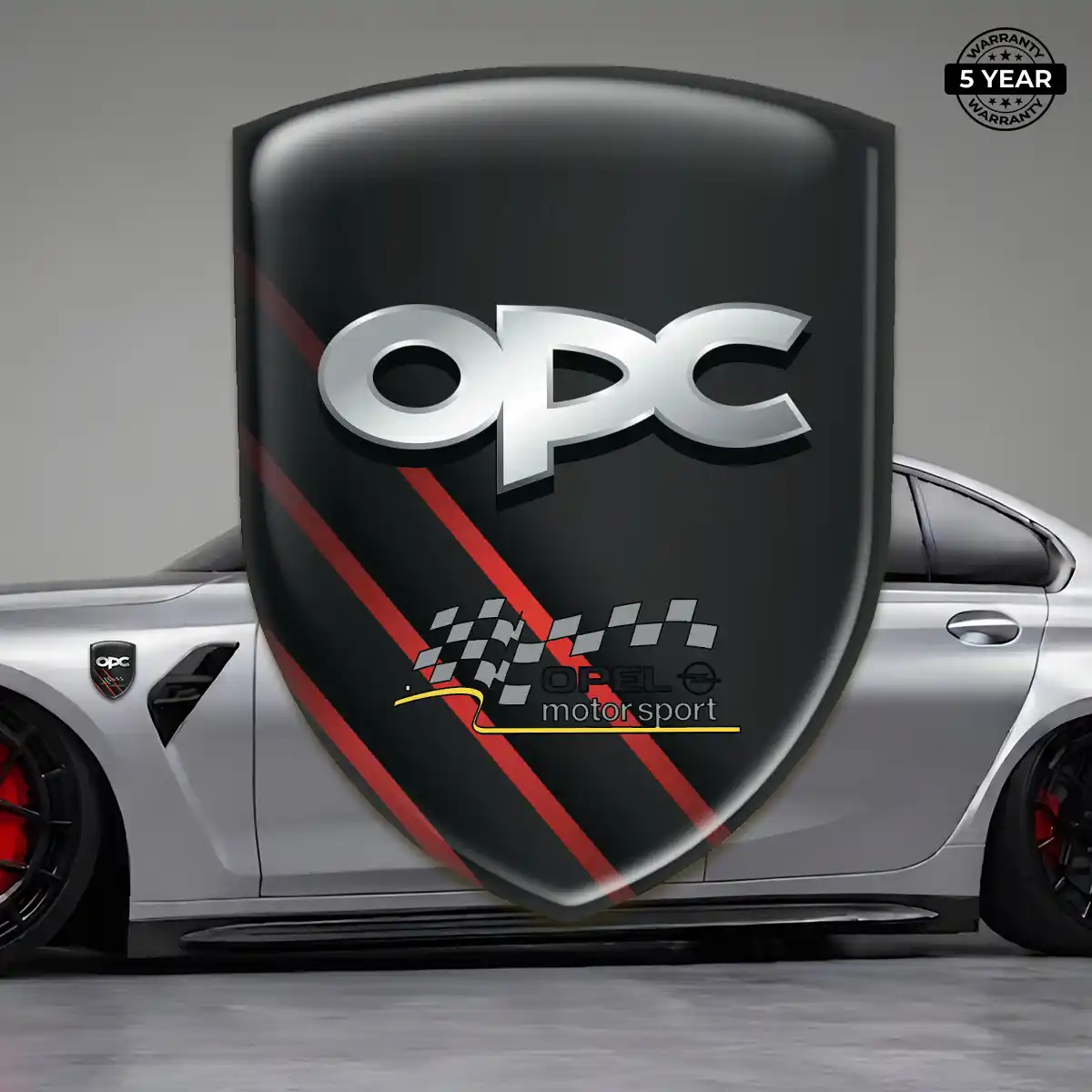 Opel Emblem Domed Badge Noble Edition