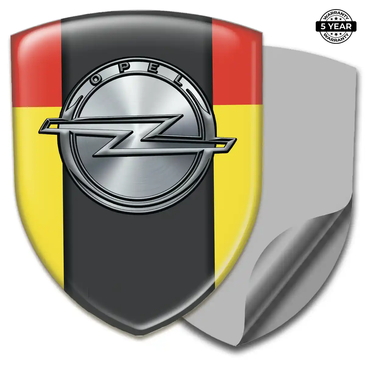 Opel Emblem Domed Badge Outer Style