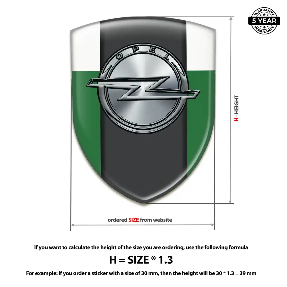 Opel Emblem Logo Badge Interior Luxe