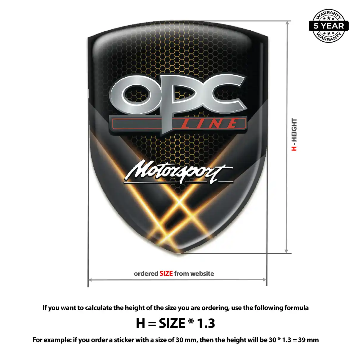 Opel Emblem Logo Badge Prime Quality