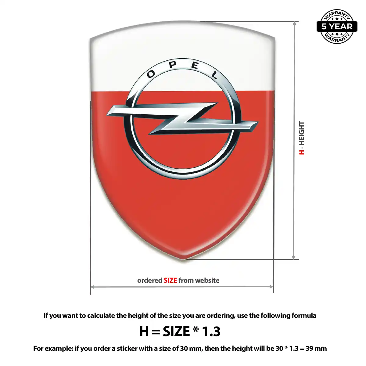 Opel Emblem Logo Badge Refined Design