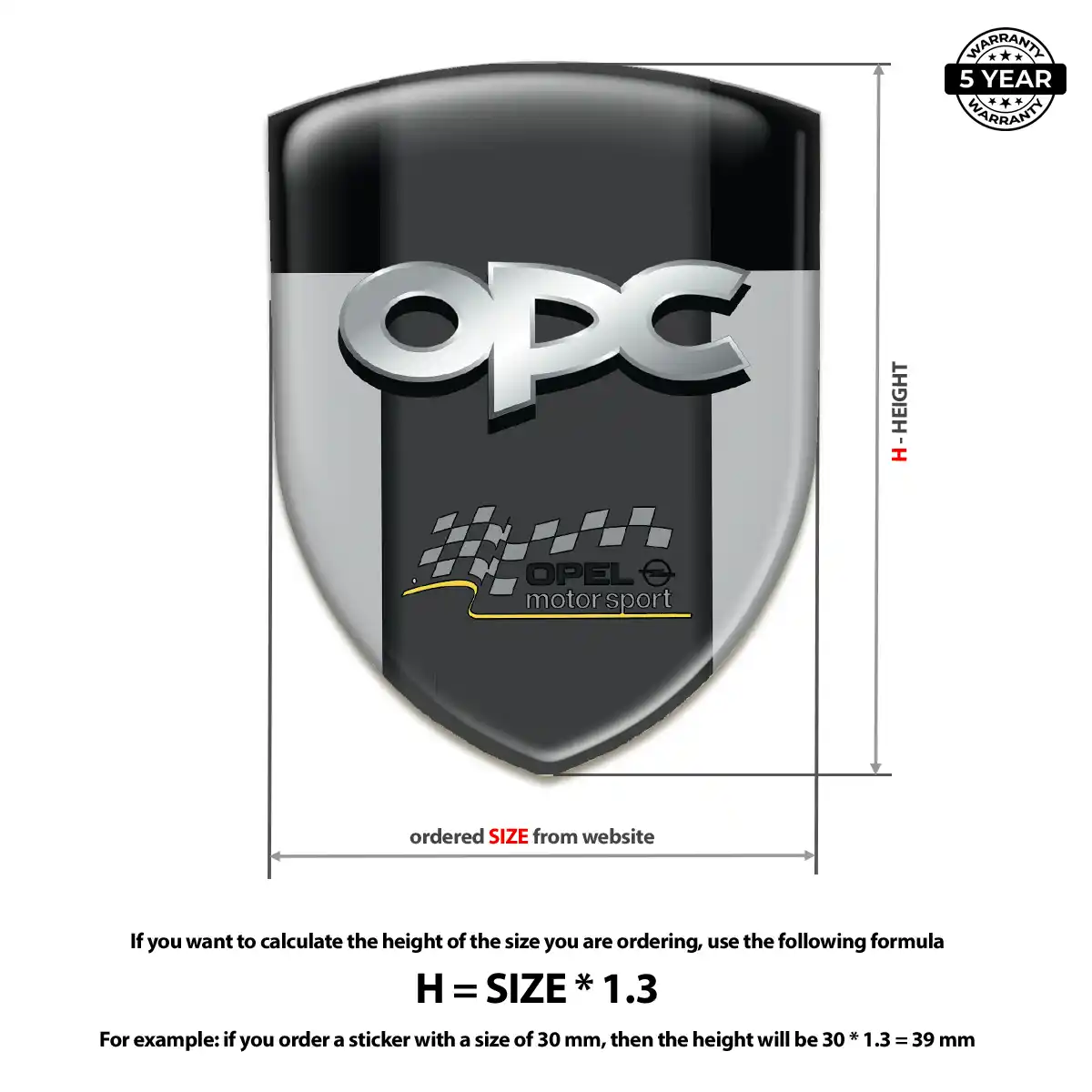 Opel Emblem Logo Badge Superior Craft