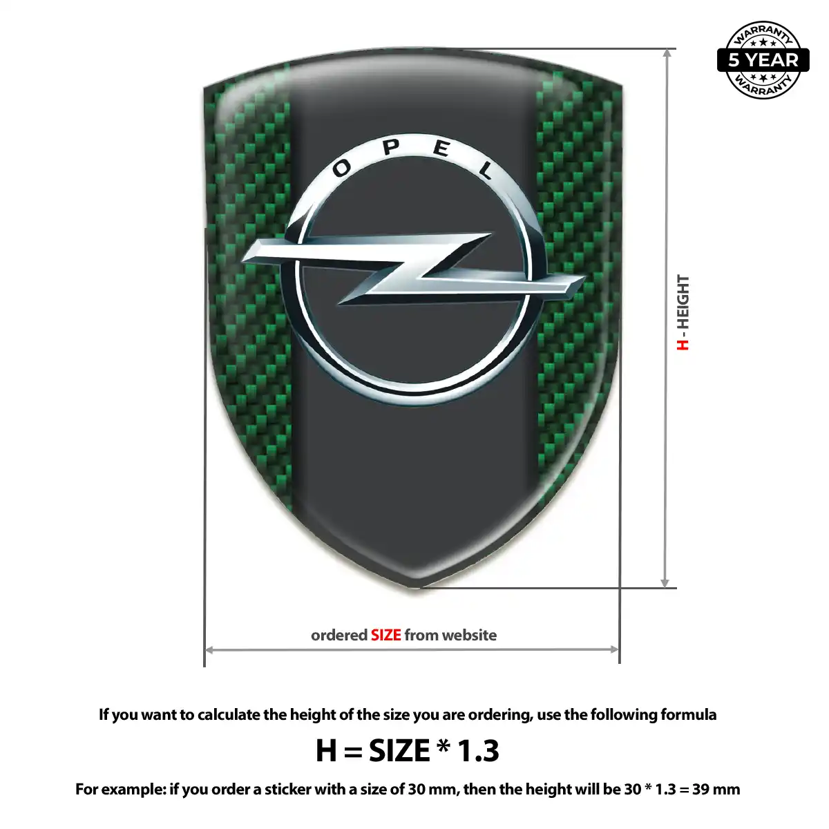 Opel Emblem Logo Elite Edition
