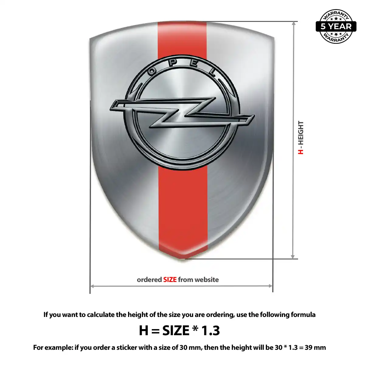 Opel Emblem Logo Noble Edition