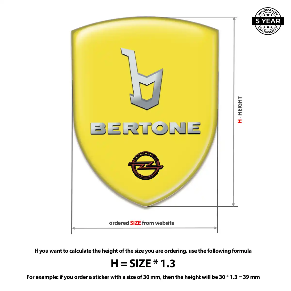 Opel Emblem Logo Superior Craft