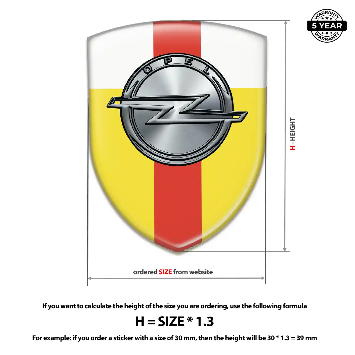 Opel Emblem Shield Deluxe Edition
