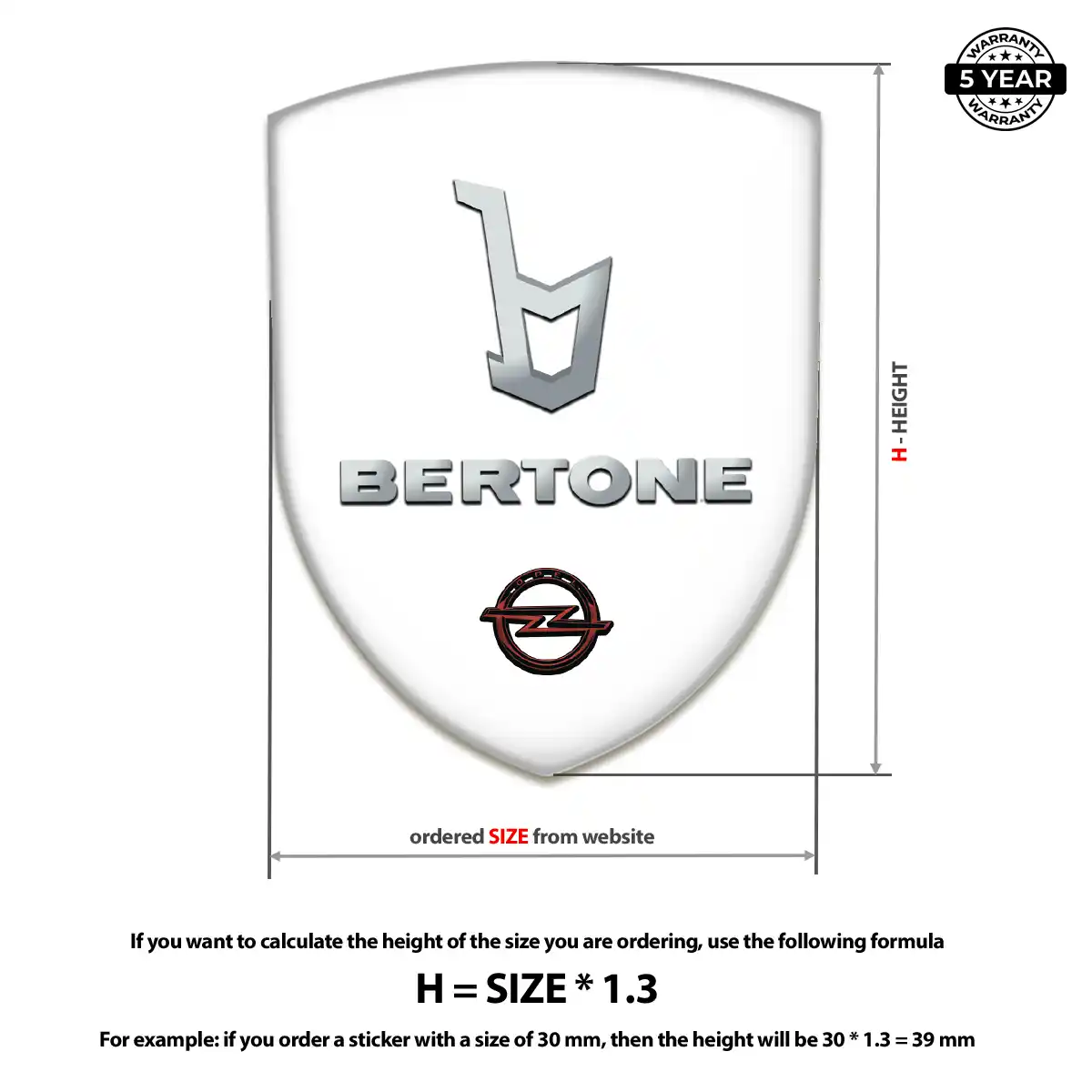 Opel Emblem Shield Elite Finish