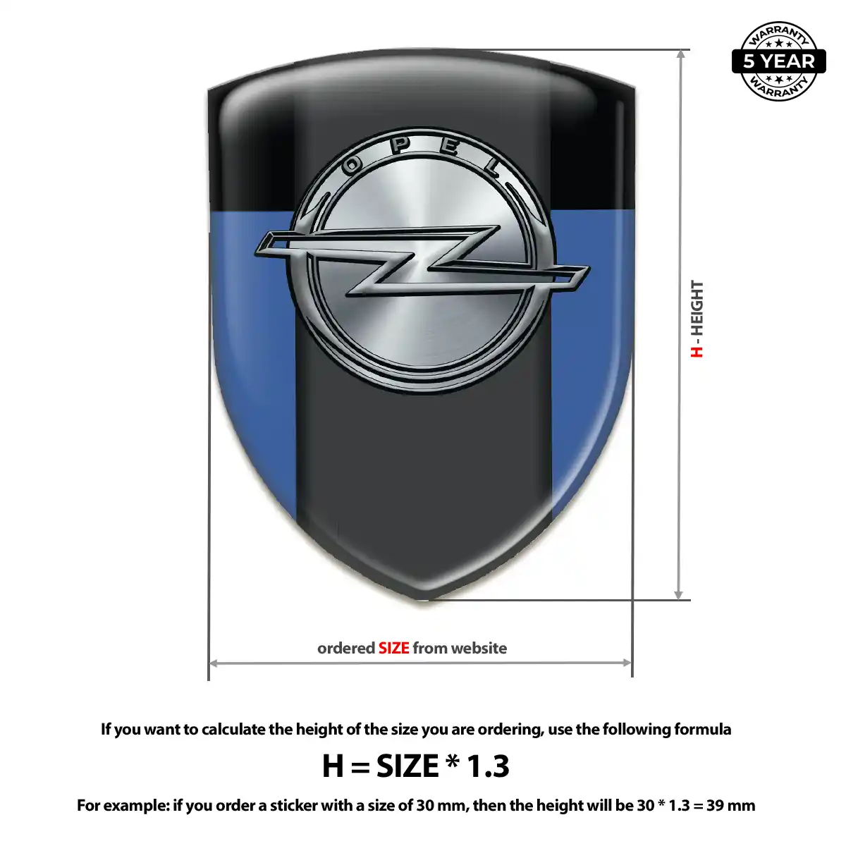 Opel Emblem Shield Exclusive Series
