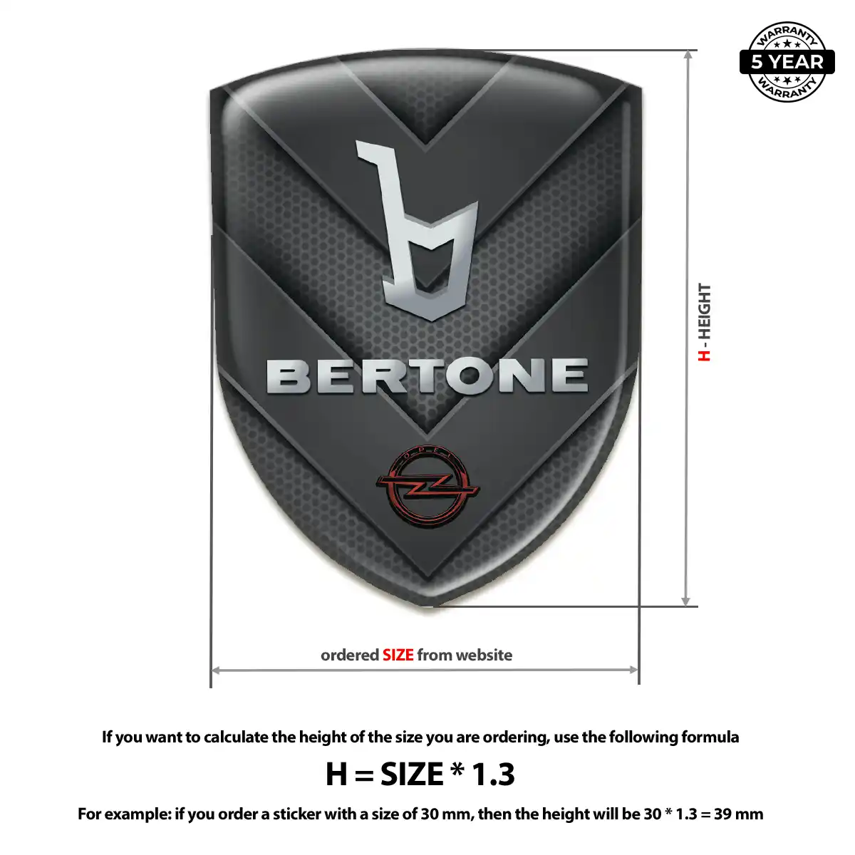 Opel Emblem Shield Prime Quality