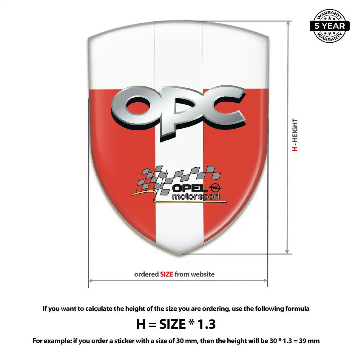 Opel Emblem Silicone Deluxe Edition
