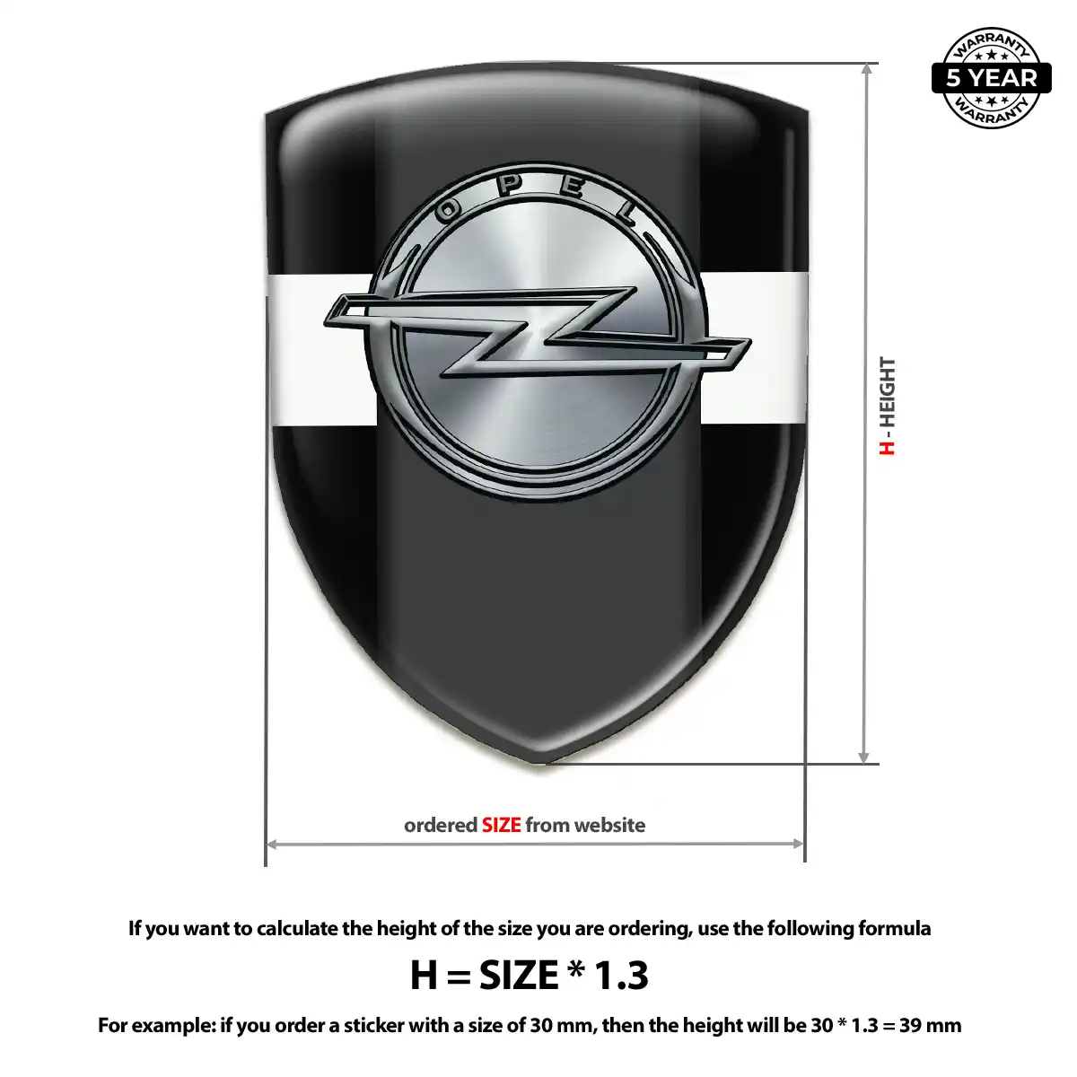 Opel Emblem Silicone Noble Edition