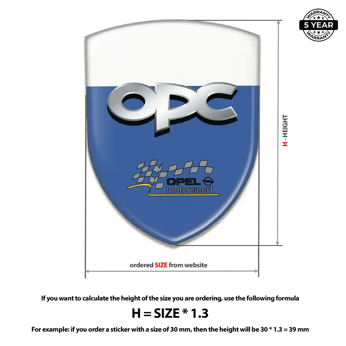 Opel Emblem Silicone Opulent Line