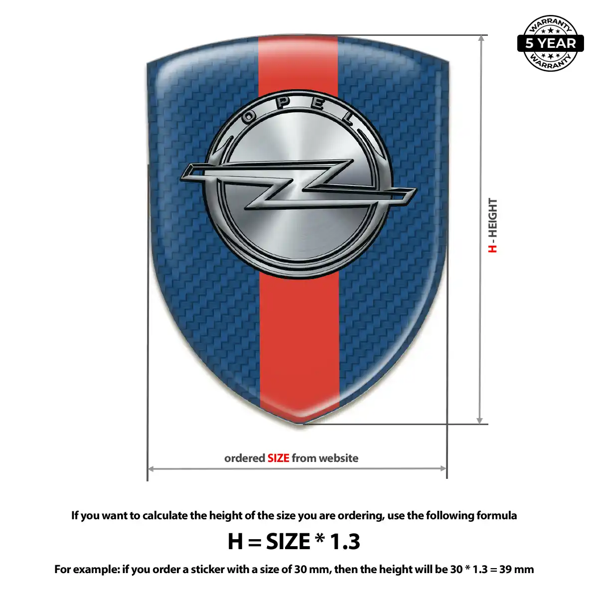 Opel Emblem Silicone Outer Style
