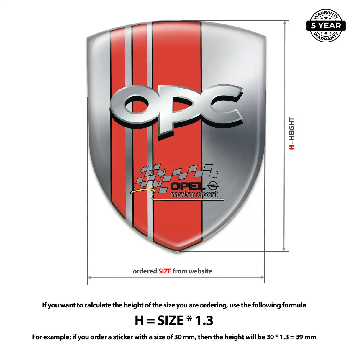 Opel Emblem Silicone Prestige Line