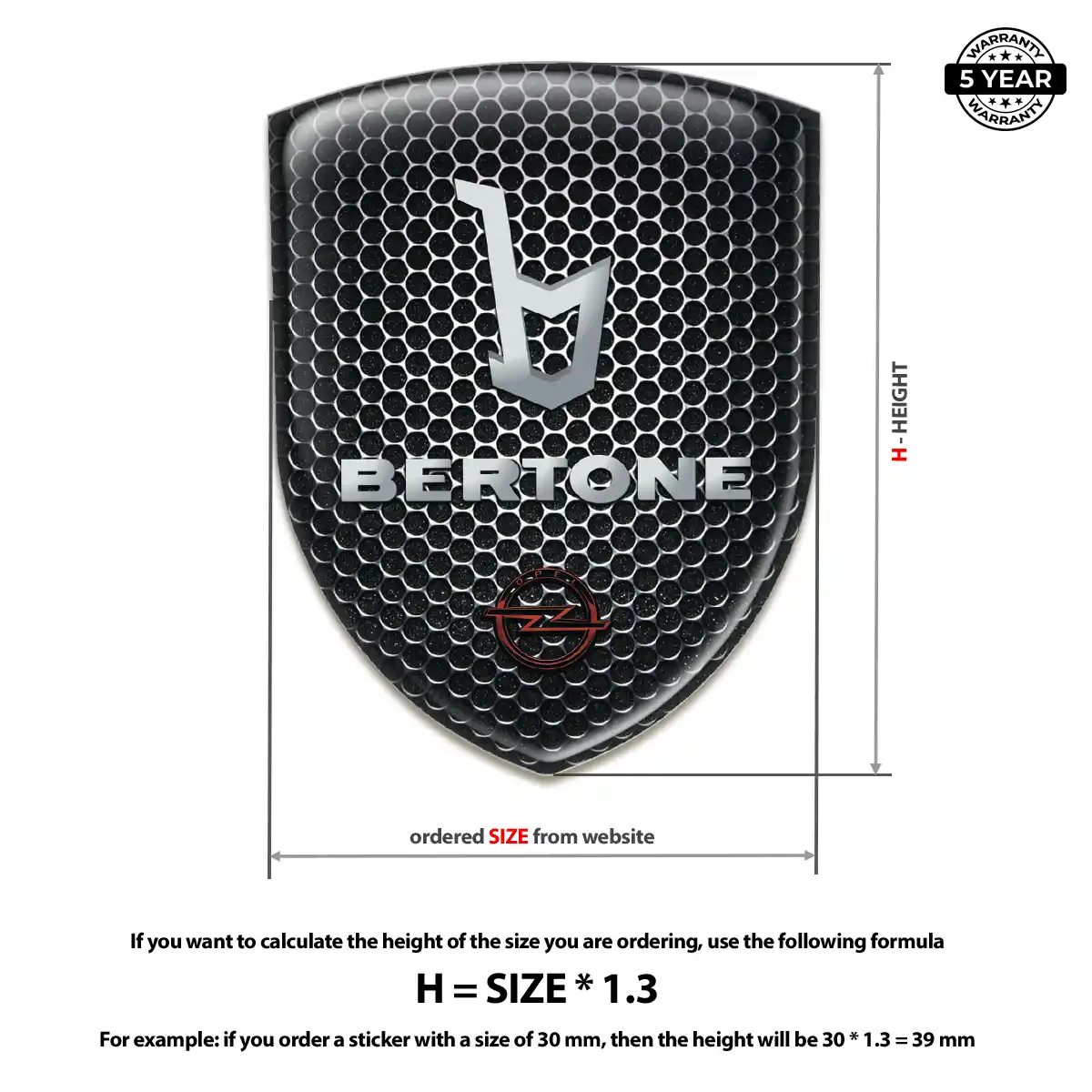 Opel Emblem Silicone Prime Quality
