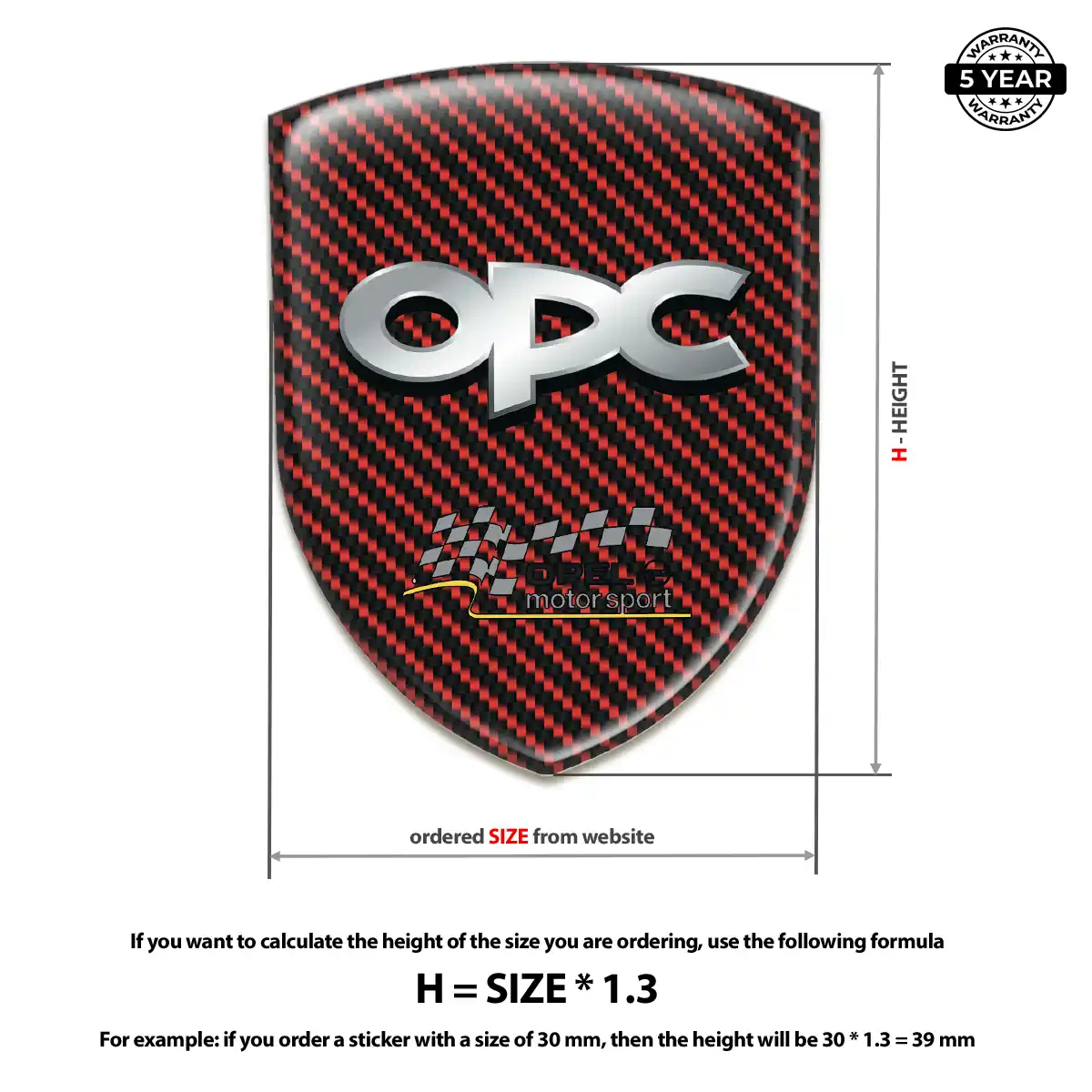 Opel Emblem Silicone Refined Design