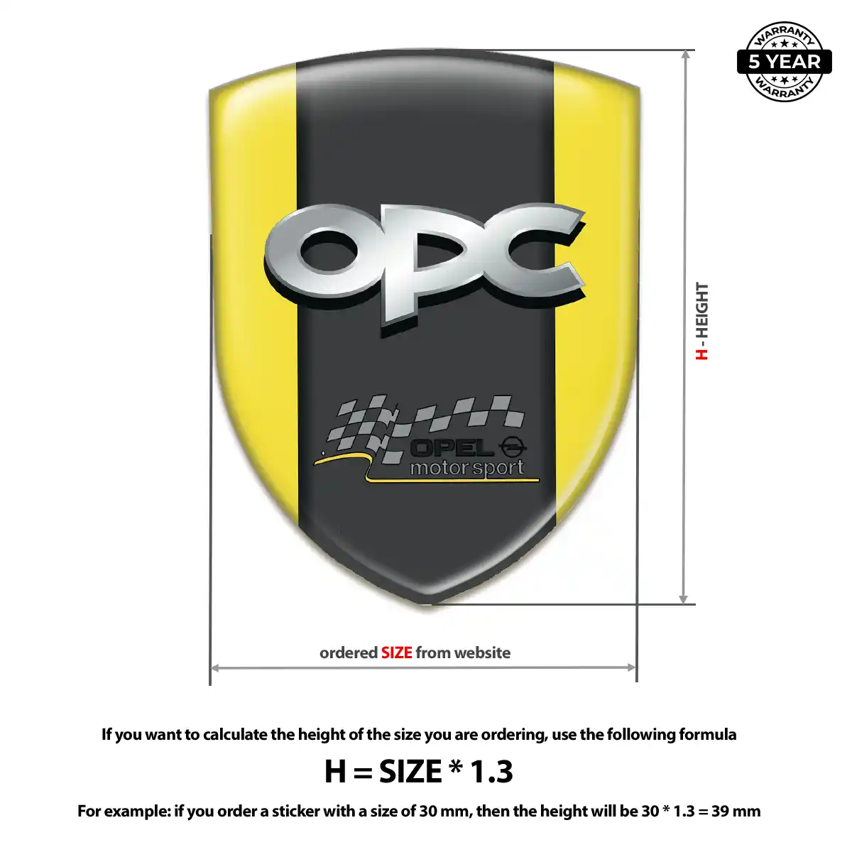 Opel Emblem Silicone Sleek Style