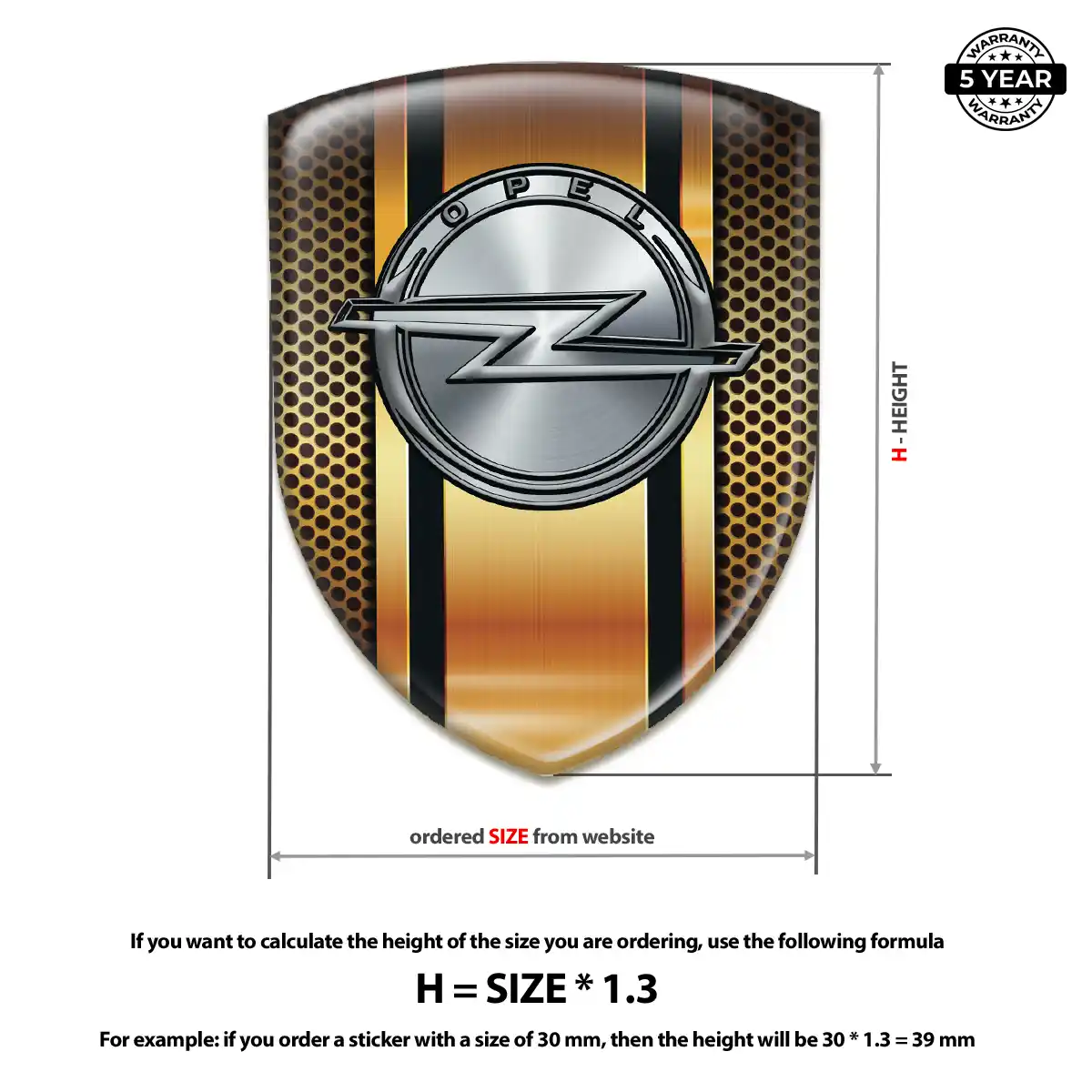 Opel Emblem Superior Craft