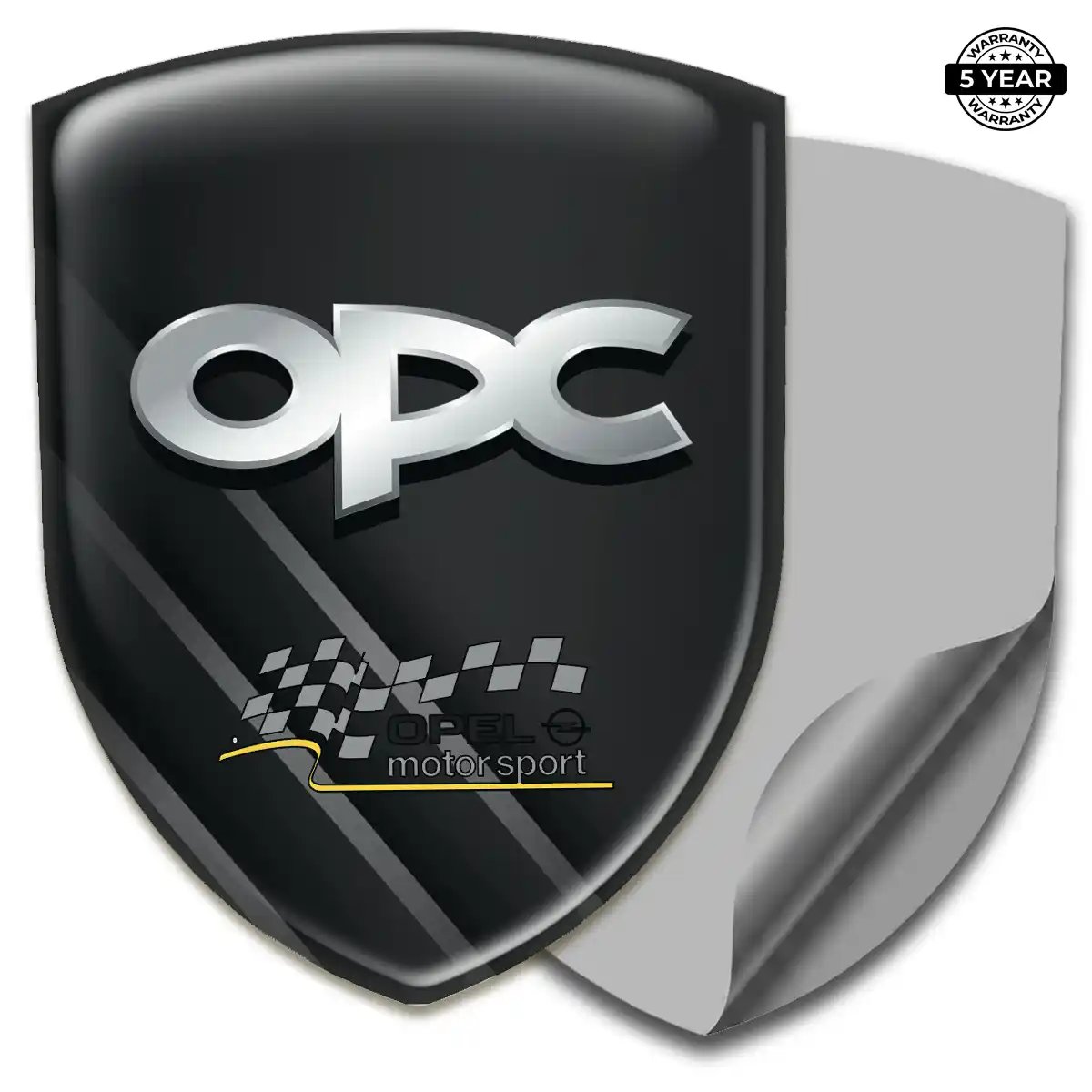 Opel Epoxy Domed Sticker Cabin Style