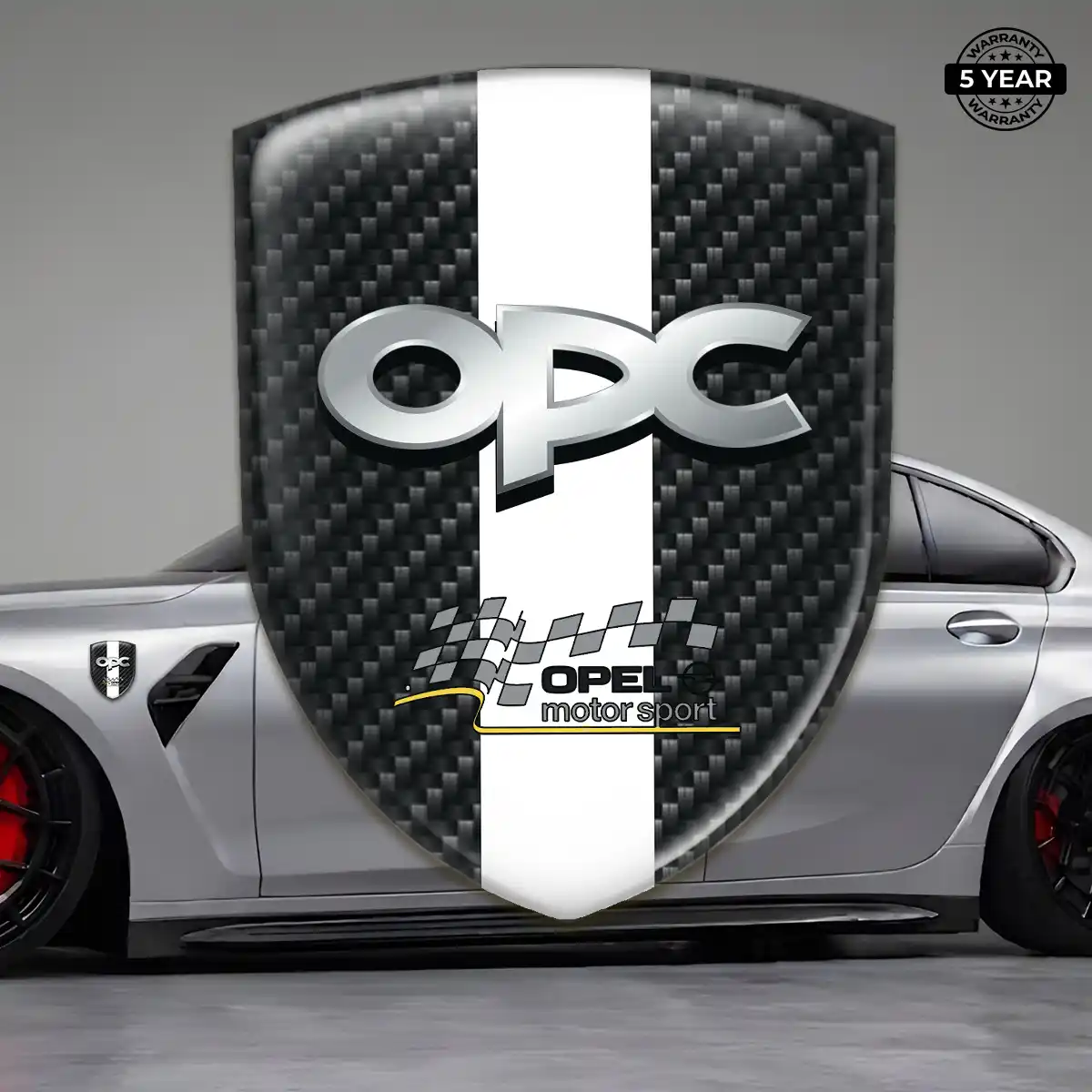 Opel Epoxy Domed Sticker Interior Elegance